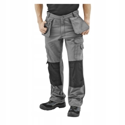 SPODNIE ROBOCZE MOCNE SZARE BLUEWEAR ROZMIAR 50