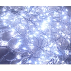 Sople 100 led lampki choinkowe białe zimne 3,3m