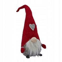 Mikołaj z filcu 52 cm ozdoba świąteczna menuett