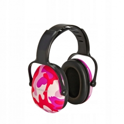 Słuchawki ochronne różowe moro 3lata+ playbluewear
