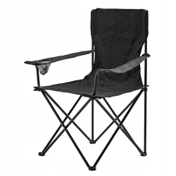 Krzesło campingowe kayoba czarny