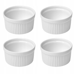 Ceramiczne formy do pieczenia mufinki crème brûlée