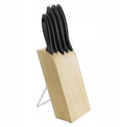 Drewniany blok z nożami fiskars 6 elementów noże