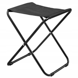Zydel krzesło składane czarne 90kg namiot wyprawa