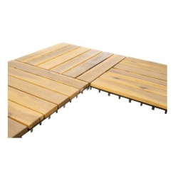 Płytki podłogowe z drewna akacjowego 30x30cm 5szt