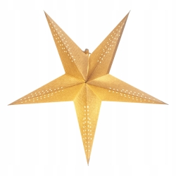 Gwiazda adwentowa z dziurkowanym wzorem - średnica 35 cm / e14