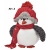 Przyjazny pingwin ozdoba świąteczna figurka wzrost 21cm