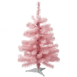 Piękna świąteczna różowa choinka 70cm wzrostu i 75 gałązek